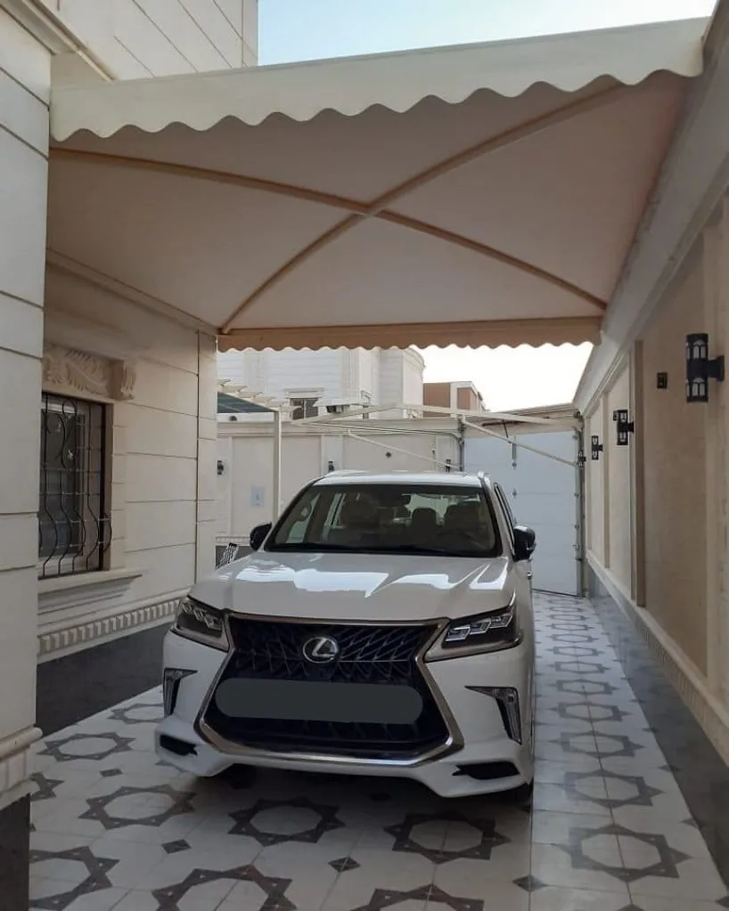 تجديد مظلات قماش قديمة مظلات سيارات الرياض