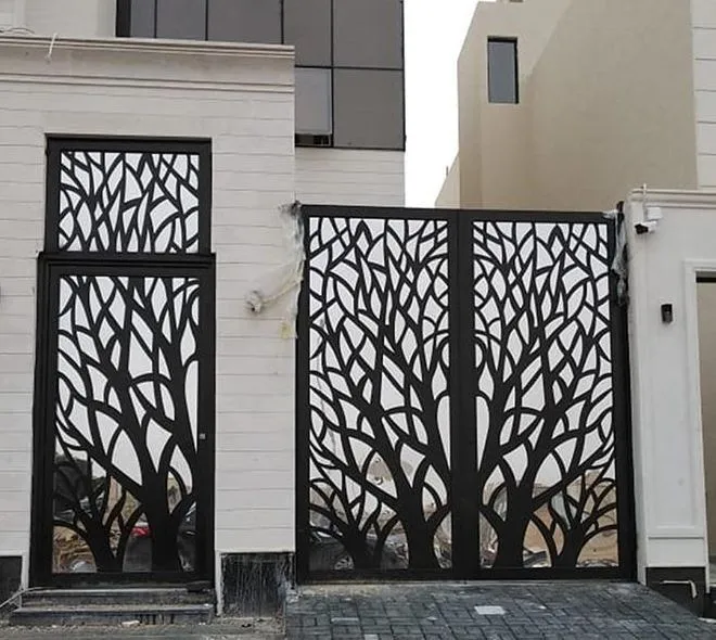 تصميم أبواب ليزر حديثة افخم ورشة بالرياض 