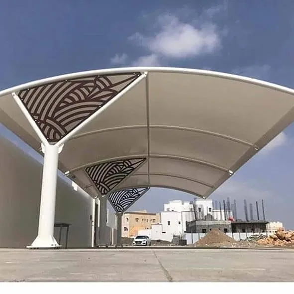 مظلات ساندوتش بنل فخمة للمواقف والمداخل والمسابح حي الربيع 