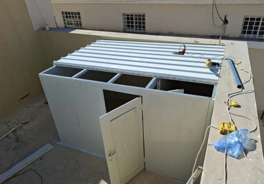 ملحق مخزن جاهز بناء غرف مؤقتة ساندوتش الرياض