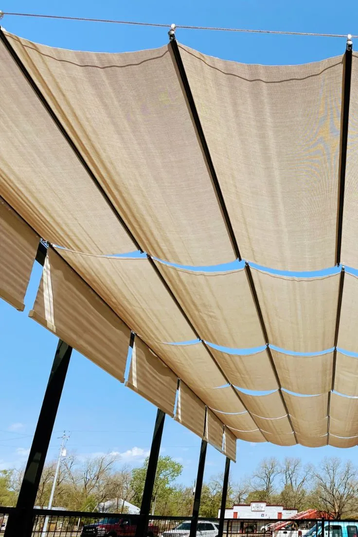 ورشة مظلات قماش متحرك حي المهدية