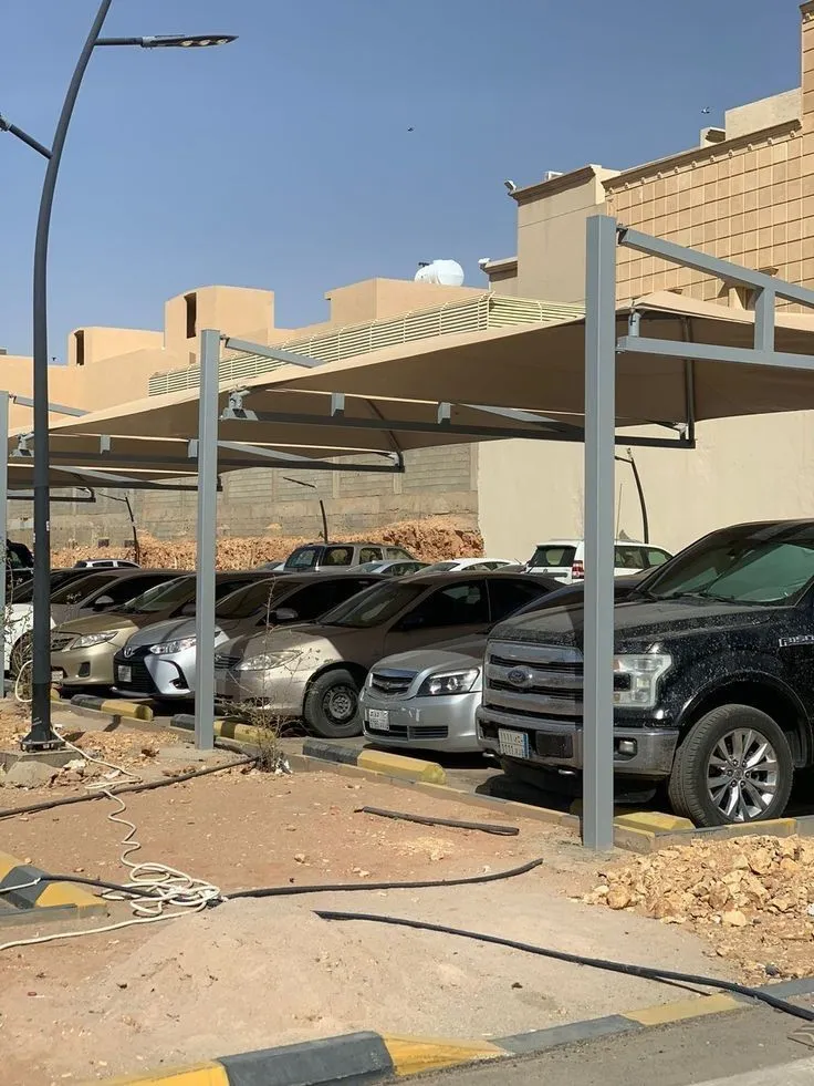 مظلات سيارات مواقف  للأسواق​ الرياض