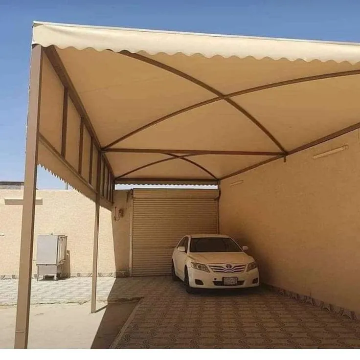 تجديد مظلات قماش قديمة مظلات سيارات الرياض