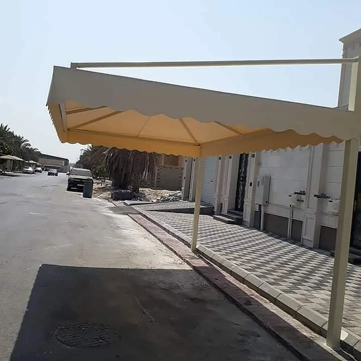 تجديد مظلات قماش قديمة مظلات سيارات الرياض