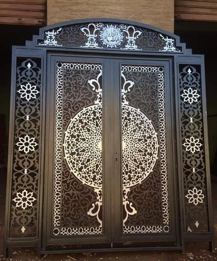 تصميم أبواب ليزر حديثة افخم ورشة بالرياض