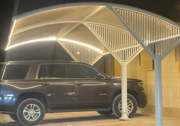 أسعار مظلات مواقف سيارات 2025 الرياض