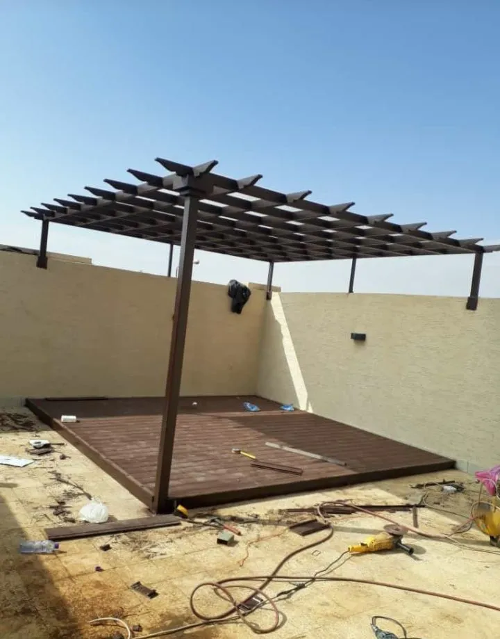 مظلات سطوح من لكسان انواع احدث تركيب في الرياض