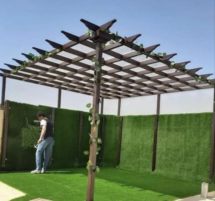 أنواع برجولات لكسان مع ضمان التركيب بالرياض