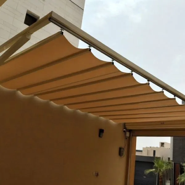 مظلات سيارات قابلة للسحب للفلل والمنازل جنوب الرياض