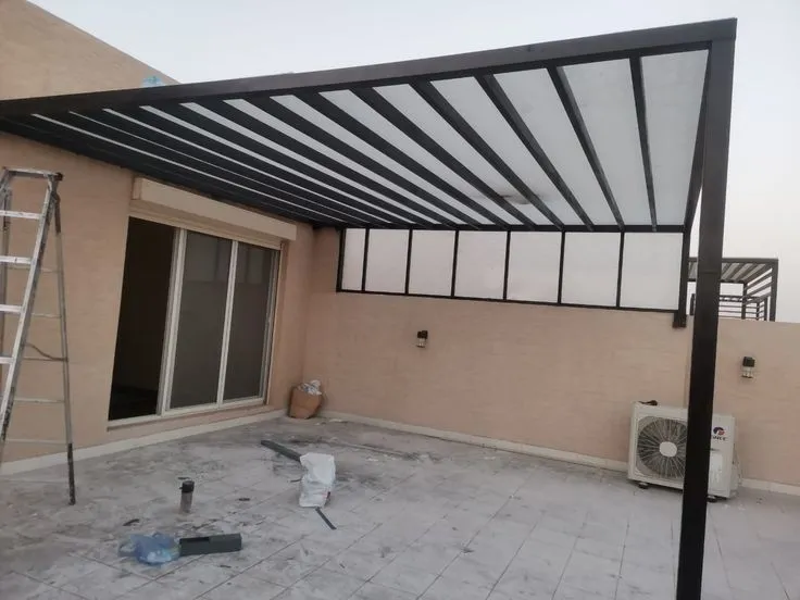 مظلات بلاستيكية لكسان شفاف أو ملون حي البن