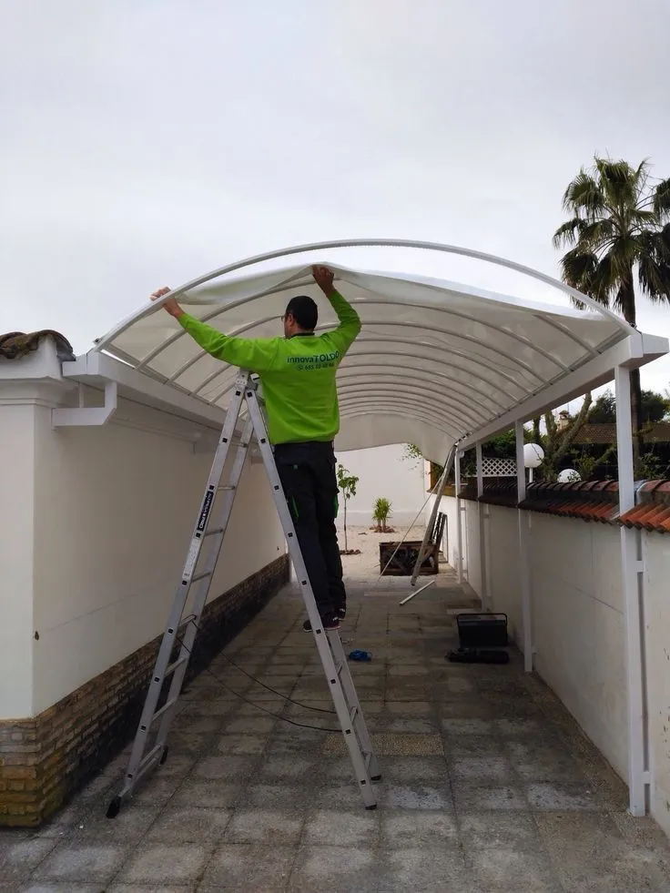 مظلات ممرات جانبية للحدائق والاستراحات الرياض