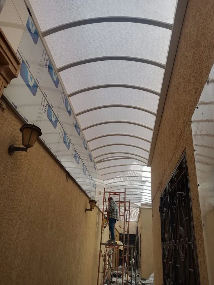 مظلات ممرات جانبية للحدائق والاستراحات الرياض