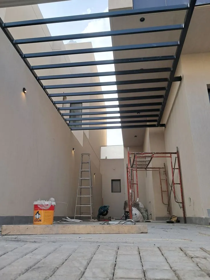 مظلات ممرات جانبية للحدائق والاستراحات الرياض