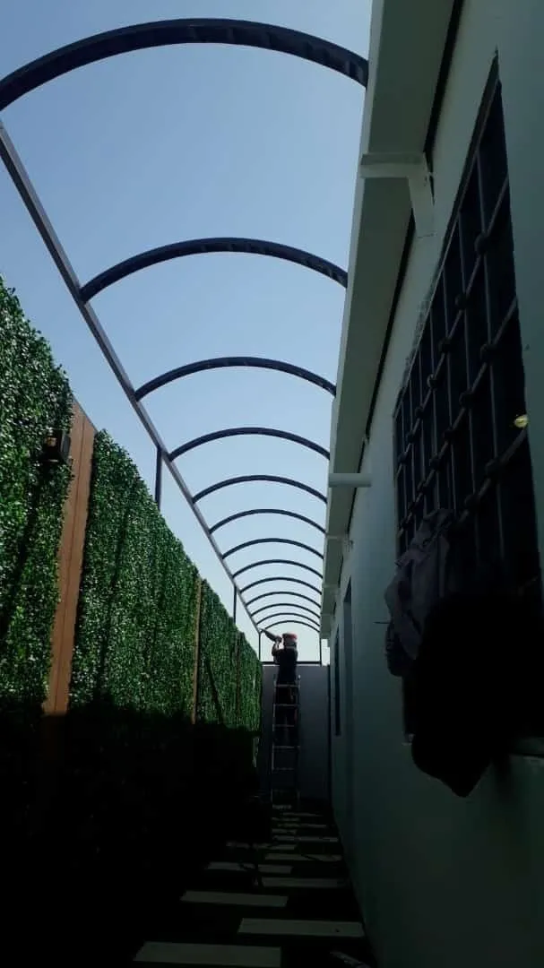 مظلات ممرات جانبية للحدائق والاستراحات الرياض