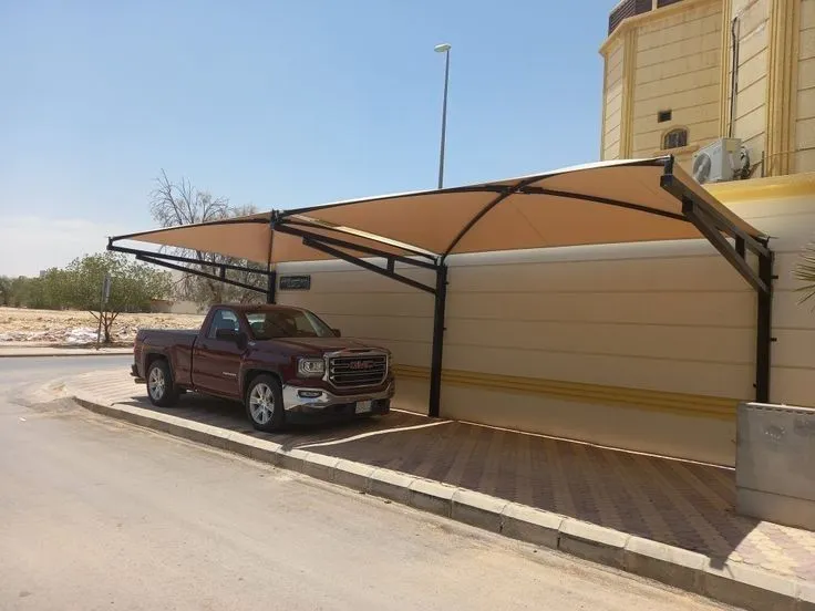 طلب تصريح تركيب مظلات سيارات خارج حدود القسيمة السكنية برياض