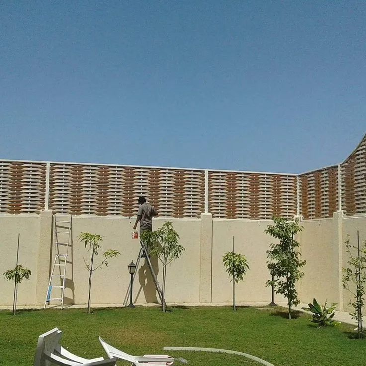 صور سواتر حديد مجلفن مطلية تناسب جميع أنواع المباني الرياض