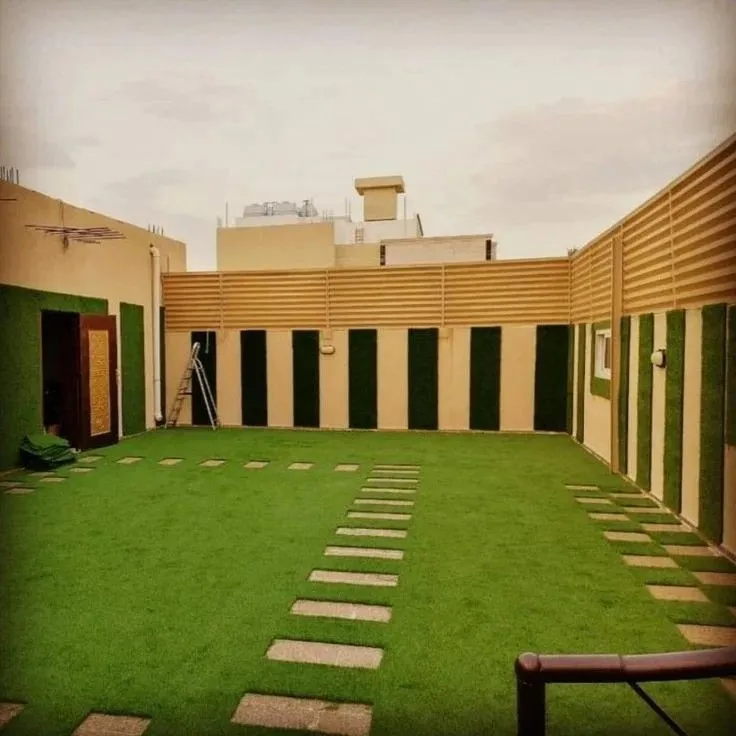 صور سواتر حديد مجلفن مطلية تناسب جميع أنواع المباني الرياض