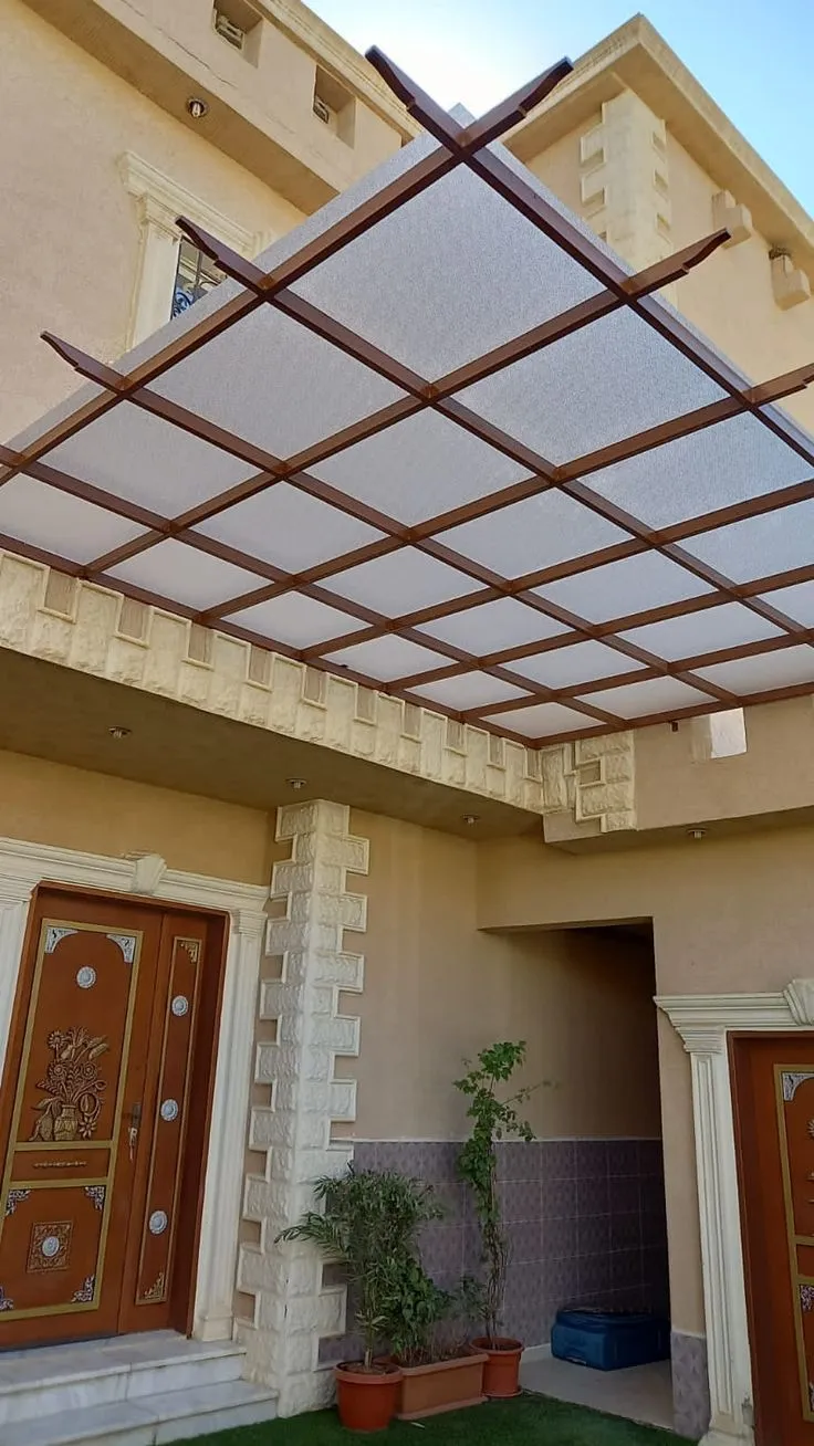 ورشة تلحيم مظلات فخمة| تصميم مظلات وبرجولات لكسان الرياض