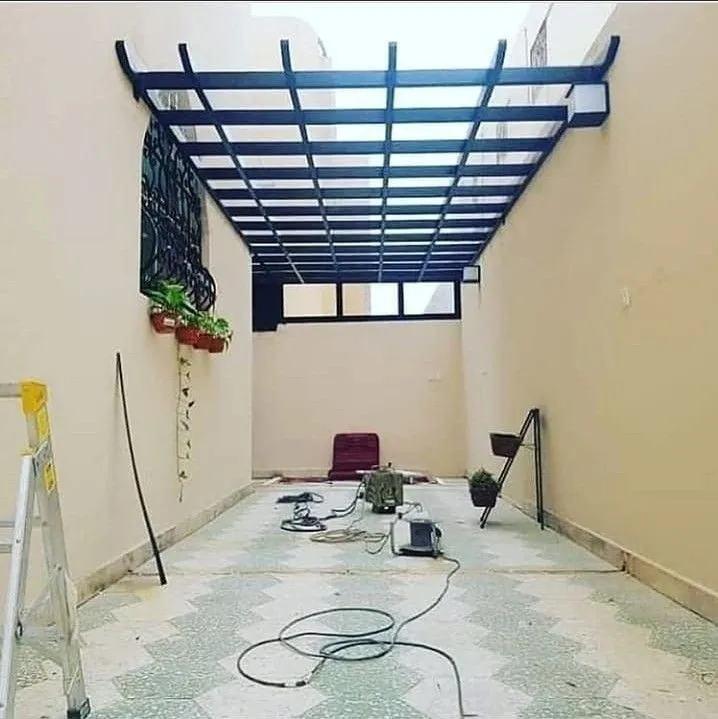 ورشة تلحيم مظلات فخمة| تصميم مظلات وبرجولات لكسان الرياض