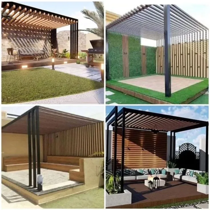 ورشة تلحيم مظلات فخمة| تصميم مظلات وبرجولات لكسان الرياض