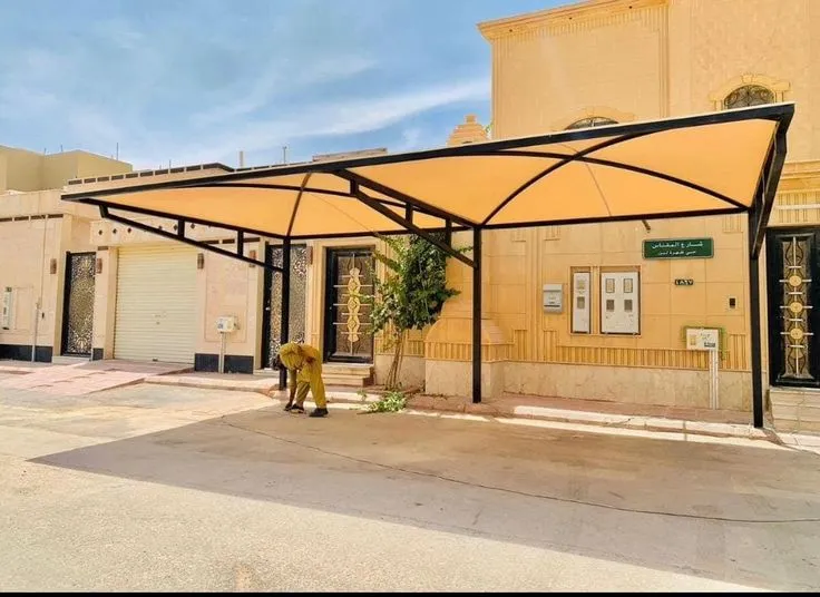 تفصيل مظلات سيارات للبيوت الحديثة في الرياض