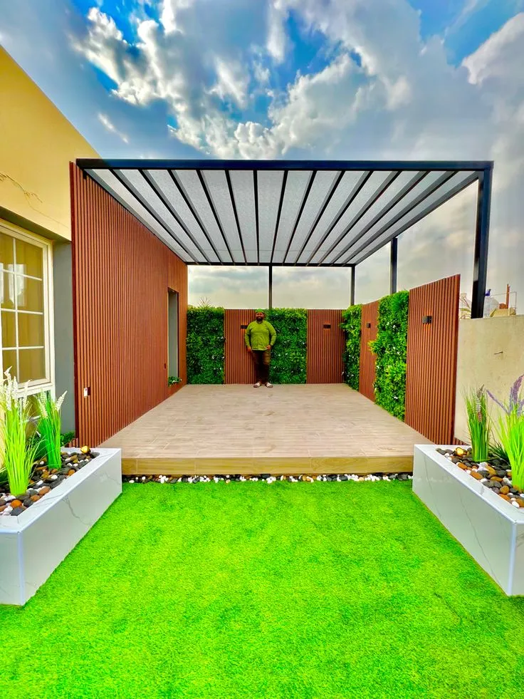 تكلفة سعر مظلة جلسة داخل حوش في الرياض