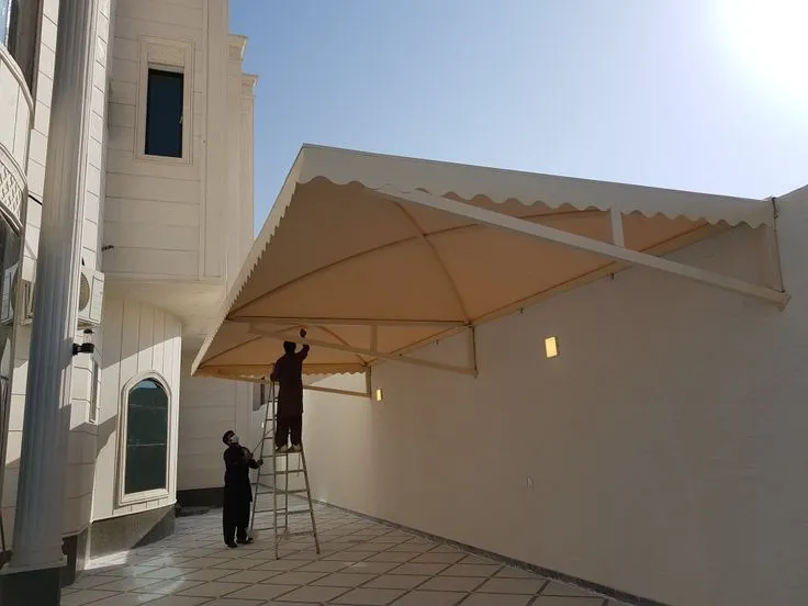 قماش PVC للمظلات ضد التمزق  PVC للممرات في الرياض