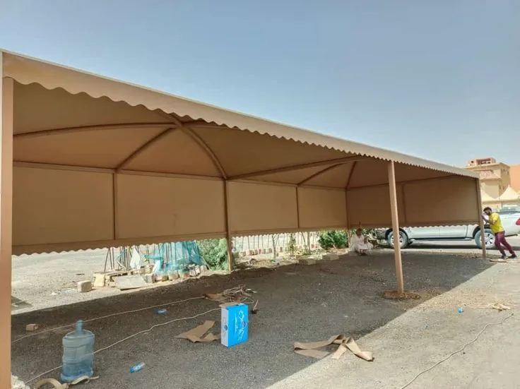 قماش PVC للمظلات ضد التمزق  PVC للممرات في الرياض