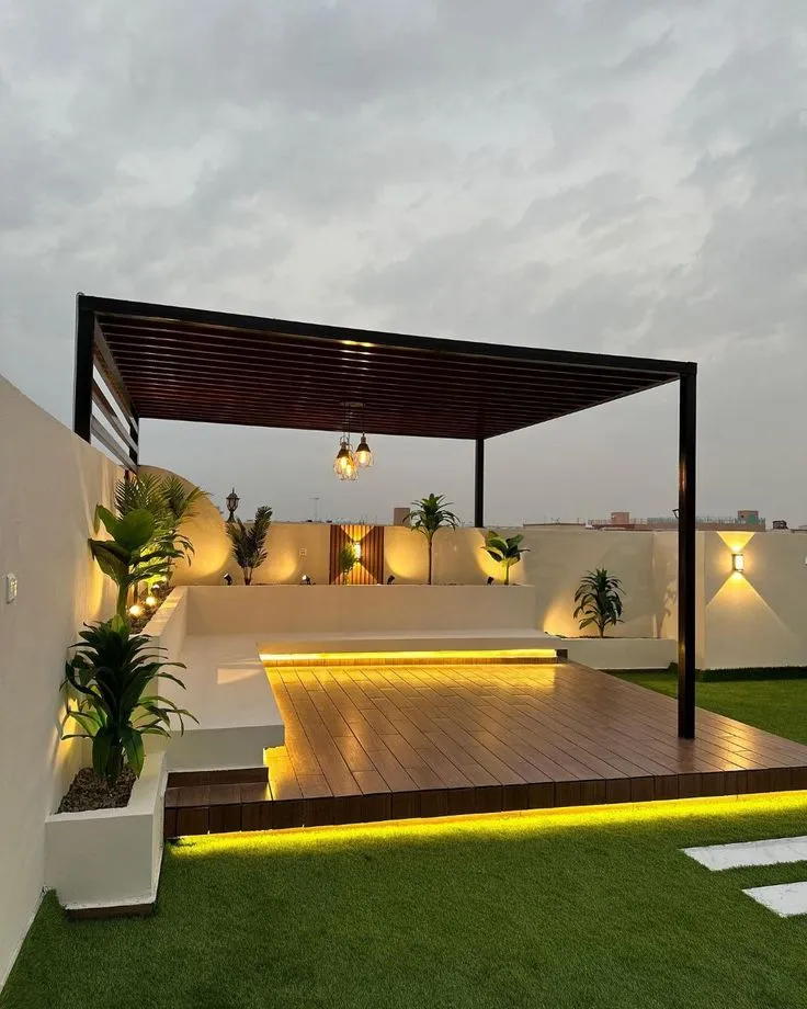 سعر برجولة جلسة عائلية |حداد برجولات تصميم سعودي الرياض