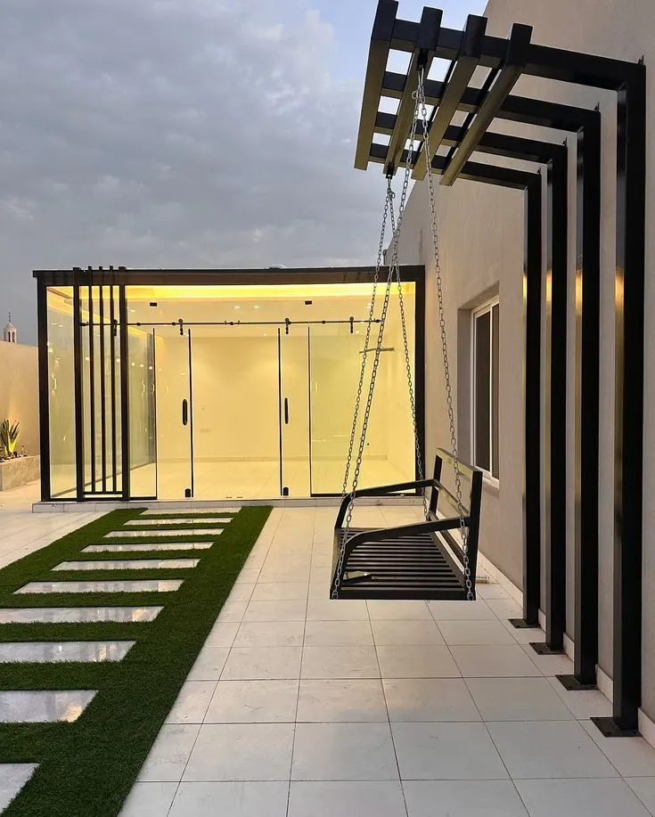 سعر برجولة جلسة عائلية |حداد برجولات تصميم سعودي الرياض