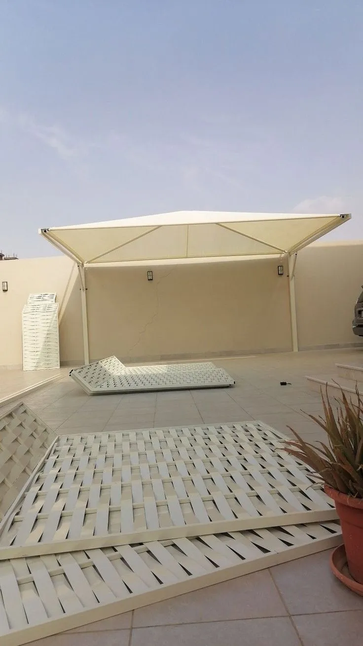 مظلات شراع أسطح |مظلات PVC حدائق الرياض