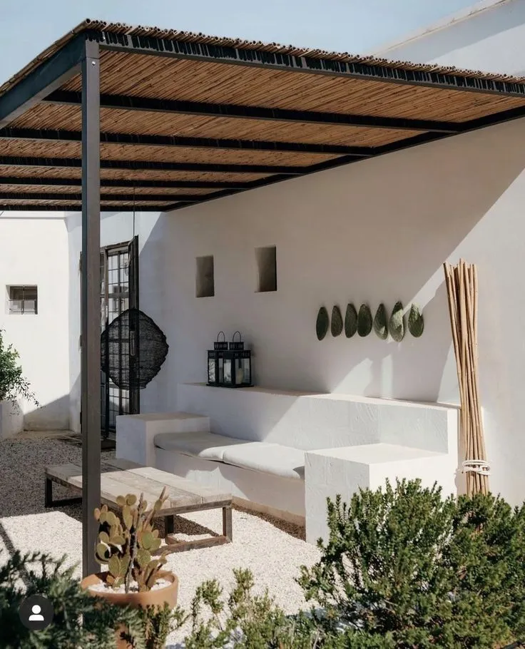 تركيب مظلة خشبية مدخل الرياض