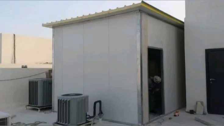 ملحق مخزن جاهز بناء غرف مؤقتة ساندوتش الرياض