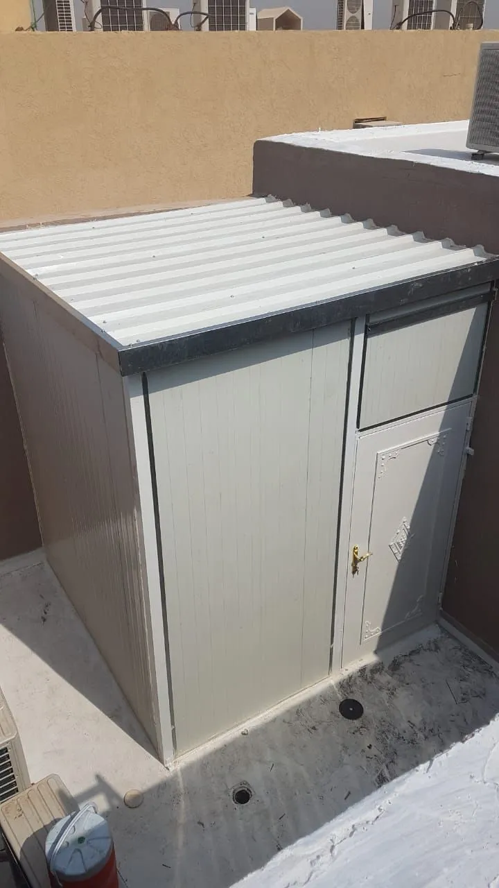 ملحق مخزن جاهز بناء غرف مؤقتة ساندوتش الرياض