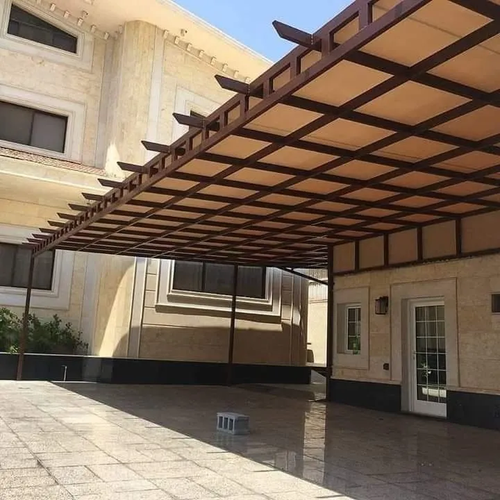 مظلات مداخل قماشية ومعدنية للمنازل والشركات الرياض