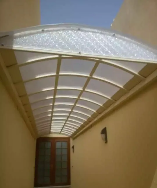 مظلات مداخل قماشية ومعدنية للمنازل والشركات الرياض