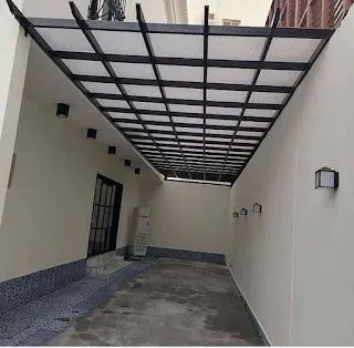 مظلات مداخل قماشية ومعدنية للمنازل والشركات الرياض