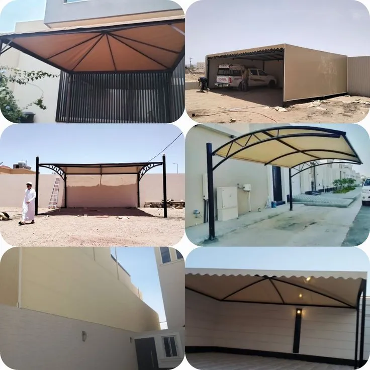 ورشة حدادة مظلات سيارات شمال الرياض