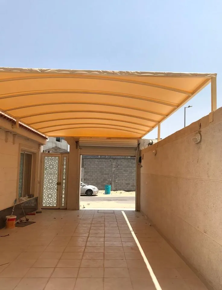 ورشة مظلات قماش متحرك حي المهدية