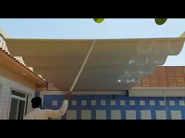 ورشة مظلات قماش متحرك حي المهدية