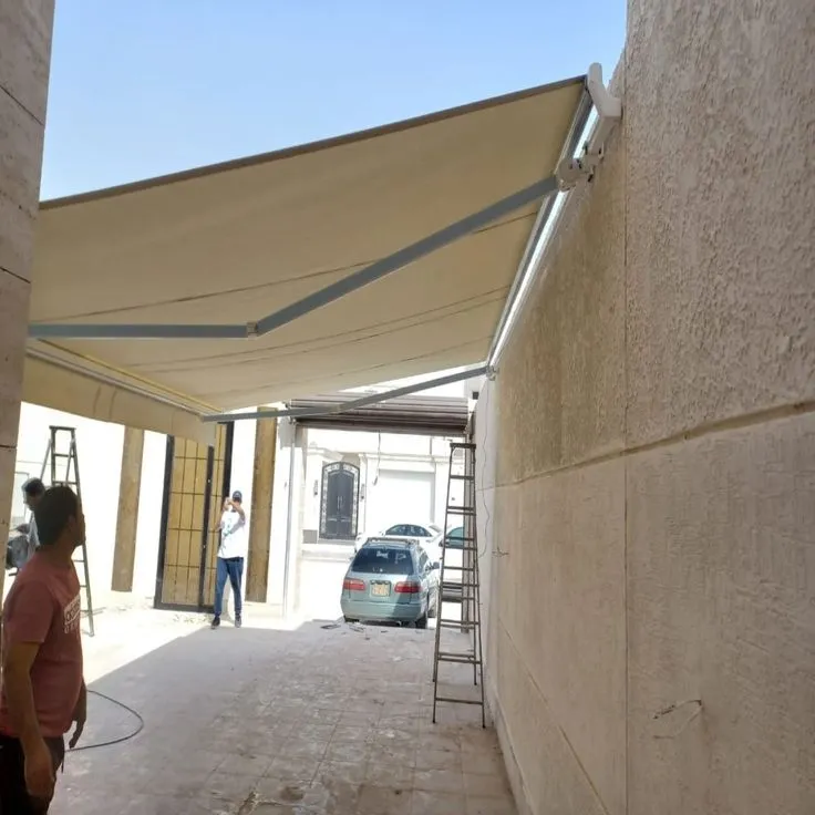 ورشة مظلات قماش متحرك حي المهدية