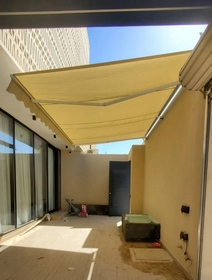 ورشة مظلات قماش متحرك حي المهدية