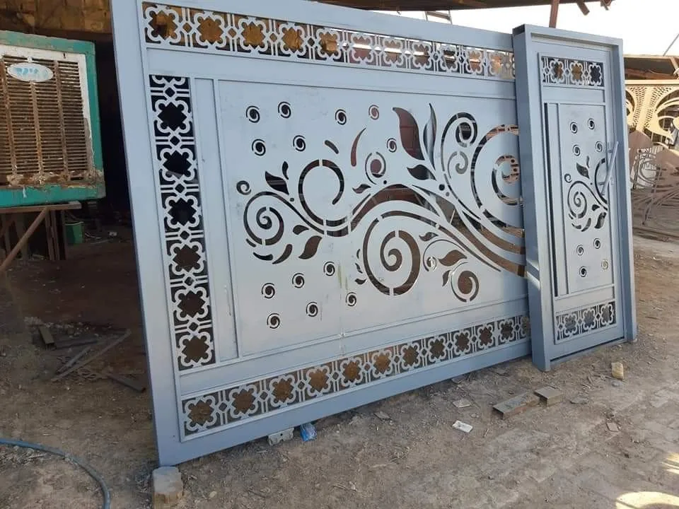 معلم حداد أبواب ليزر في حي القيروان الرياض بأفضل الأسعار