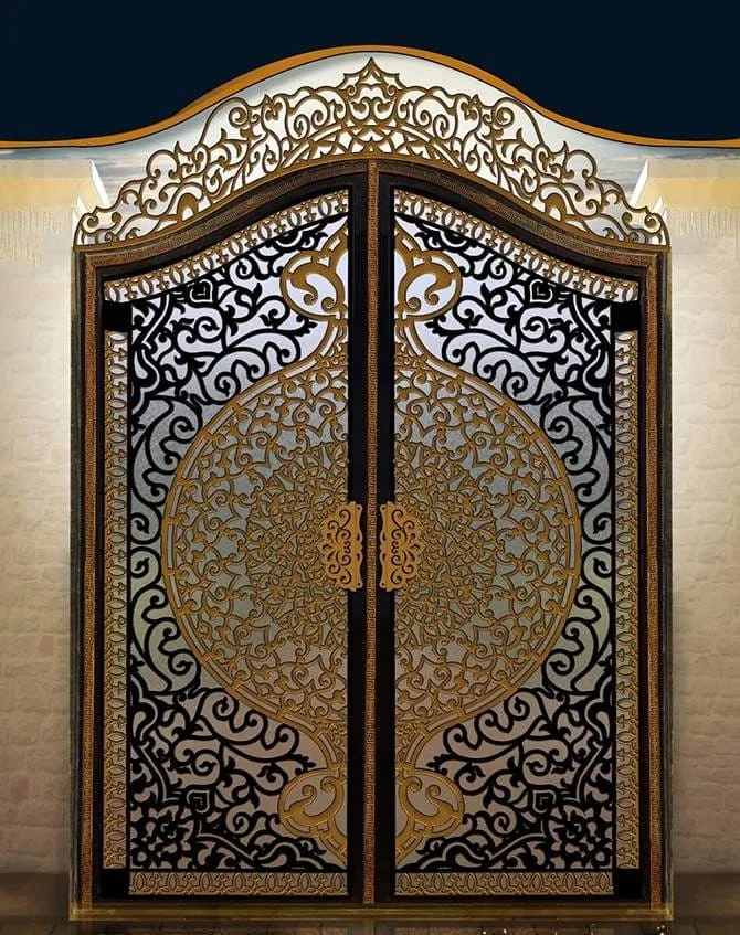 تصميم باب حديد حي الطويق