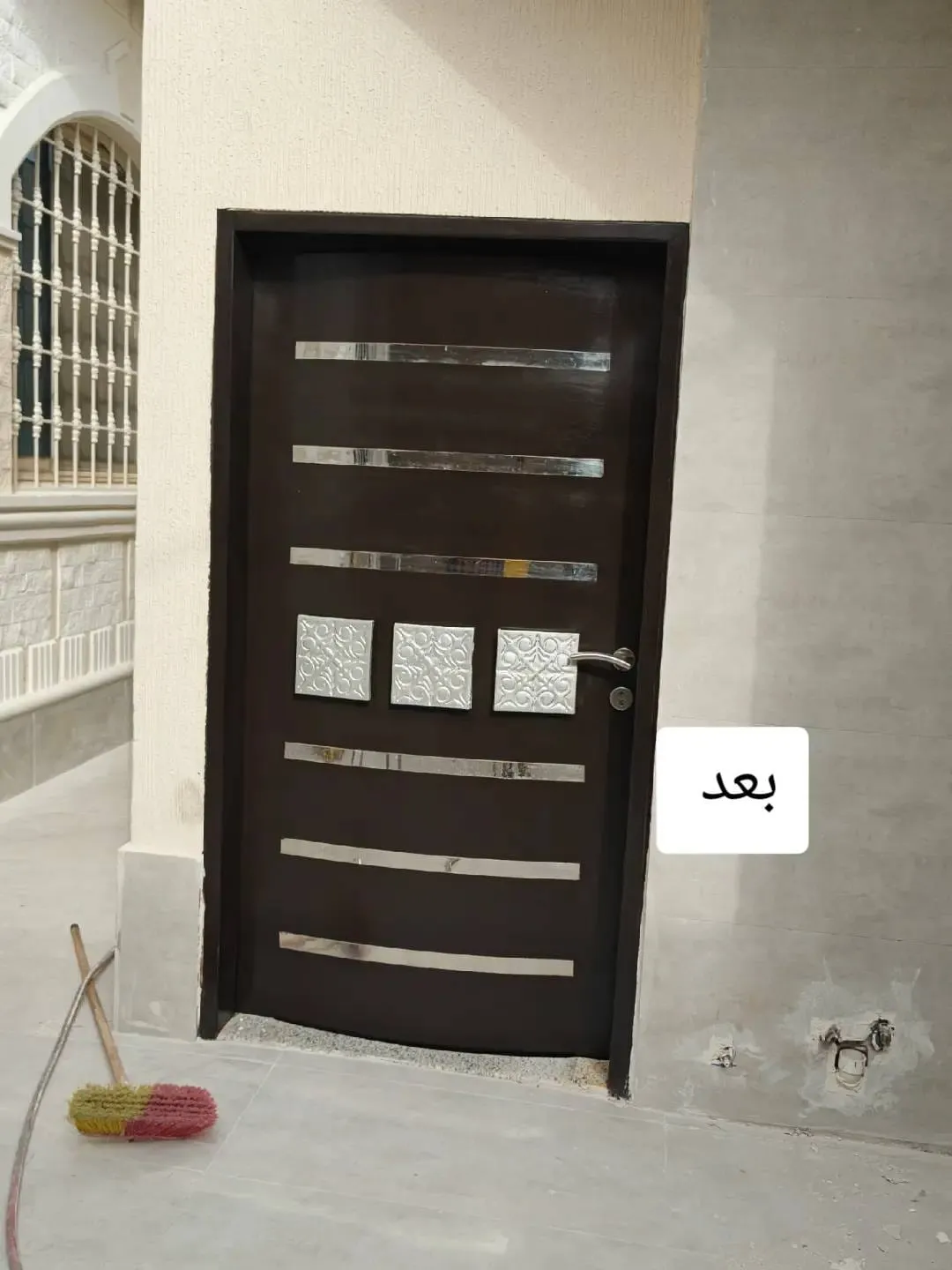 تصميم باب حديد حي الطويق