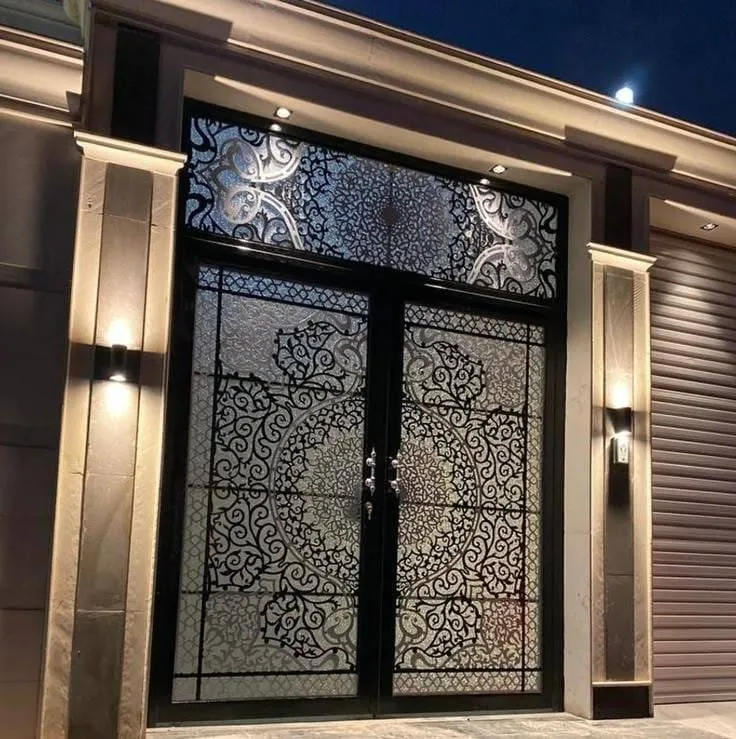 تصميم باب حديد حي الطويق