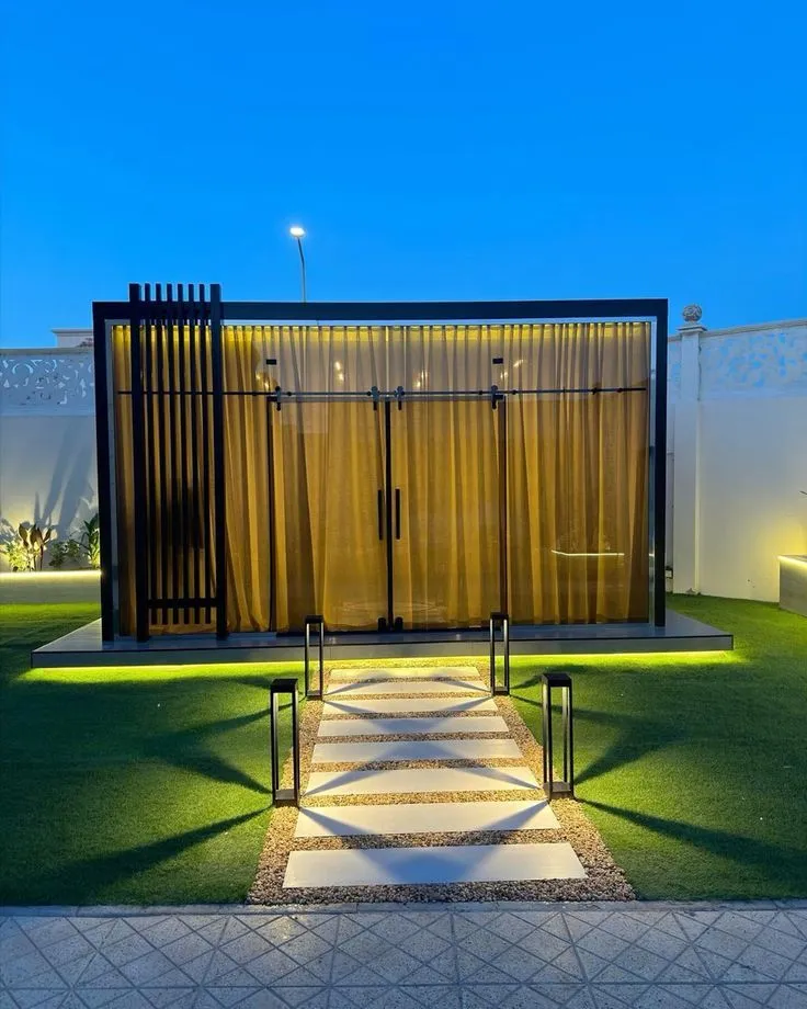 غرف جلسات خارجية احواش فلل حي العارض