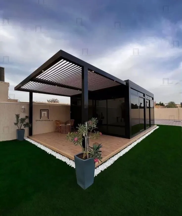 غرف جلسات خارجية احواش فلل حي العارض