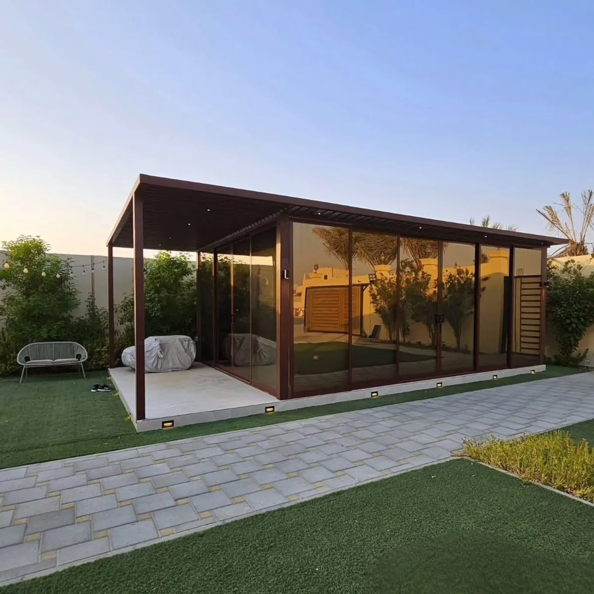 أشكال جلسات خارجية للحوش والفلل الرياض