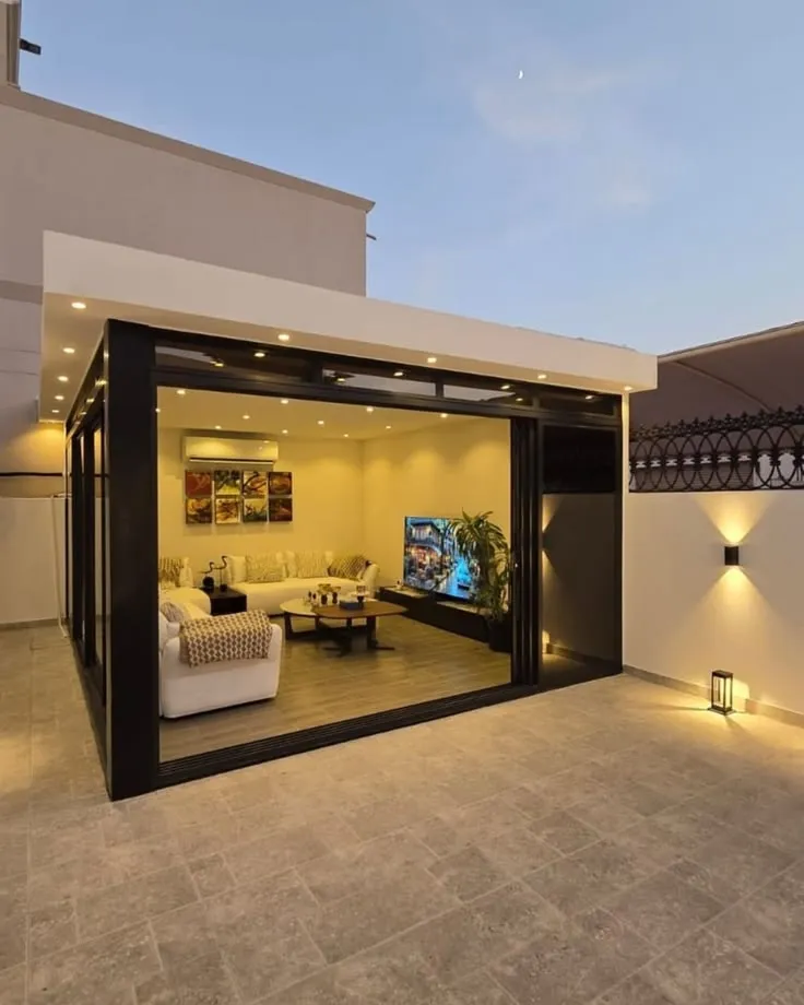أشكال جلسات خارجية للحوش والفلل الرياض